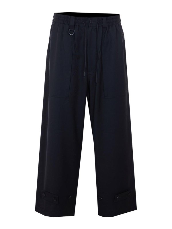 Y-3: スウェットパンツ - トラックスーツ ボトムス - 黒