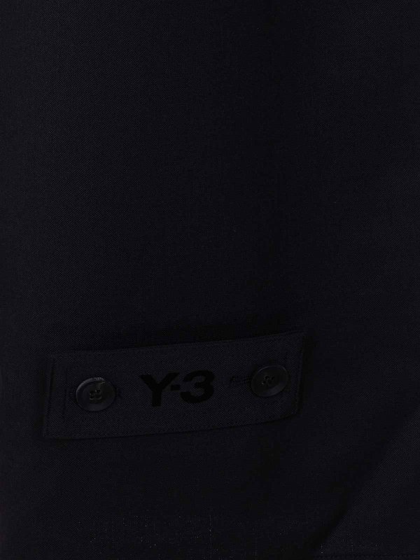 The Best Shops Y-3: スウェットパンツ - トラックスーツ ボトムス - 黒