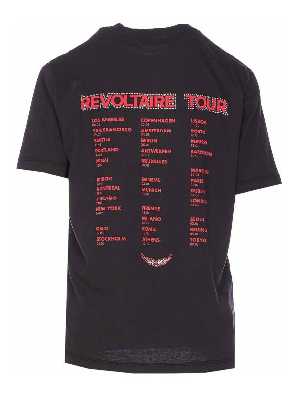 ZADIG&VOLTAIRE: t-shirts online - Black Edwin T-Shirt