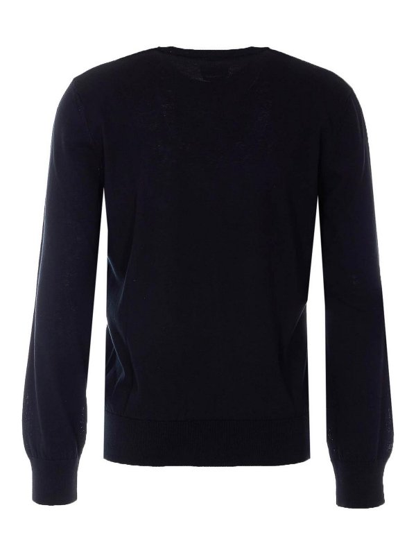 A.P.C.: Strickpullover mit Rundhalsausschnitt online - Rundhalspullover - Schwarz