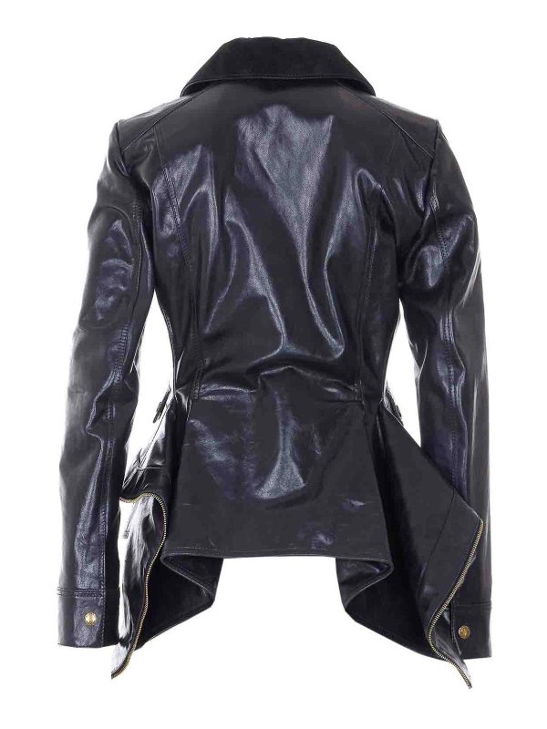 The Best Shops ALEXANDER MCQUEEN: leather jacket - Kickback Leather Jacket