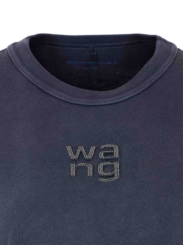 Strass Logo T-Shirt Replica 
online: ALEXANDER WANG
