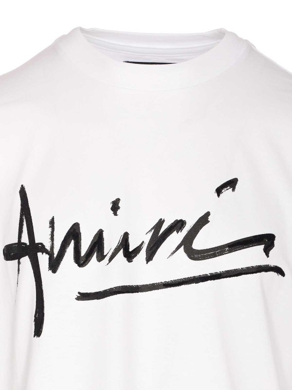 White Script T-Shirt shop online: AMIRI