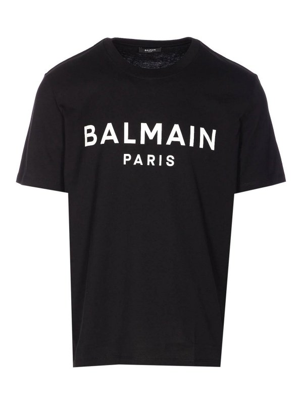 Balmain: Camisetas - Camiseta - Negro