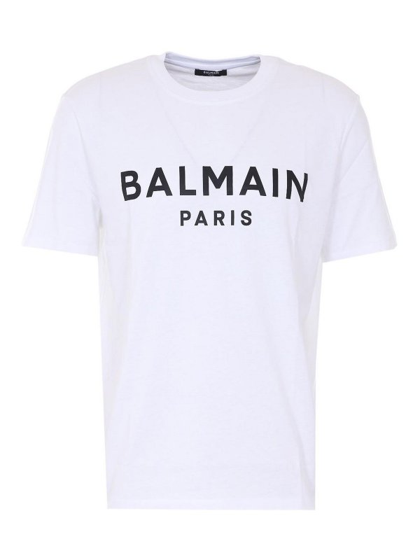 Balmain: Camisetas - Camiseta - Blanco