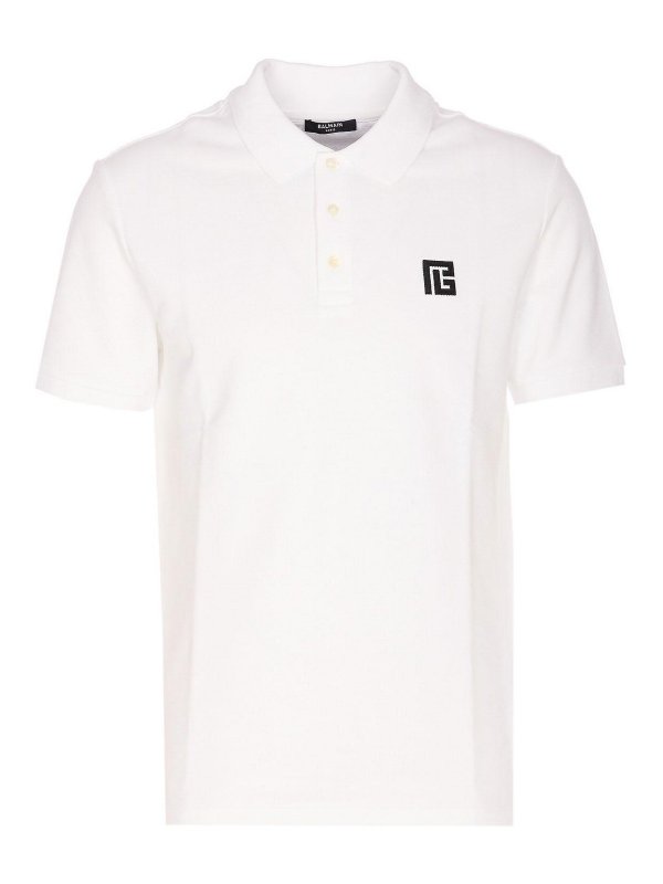 Balmain: Polos  - Polo - Blanc