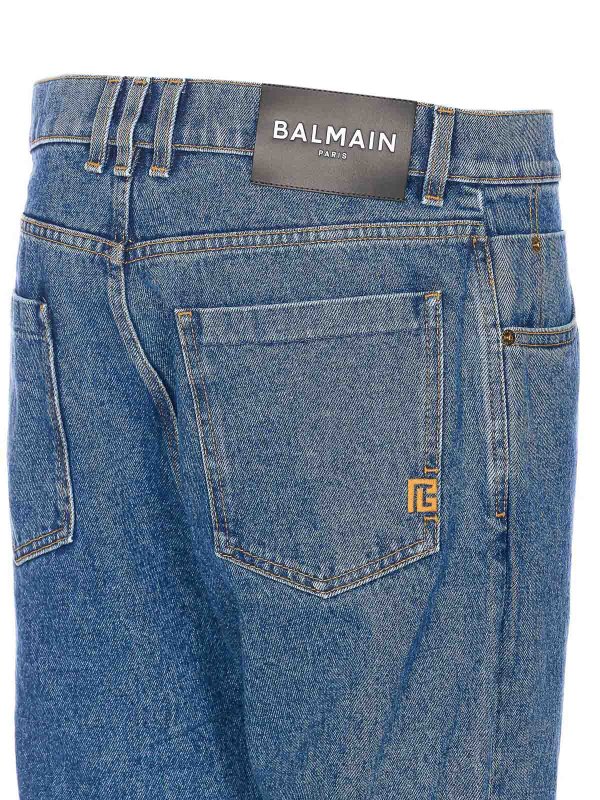 The Best Shops Balmain: straight leg jeans - Regular Denim Pants