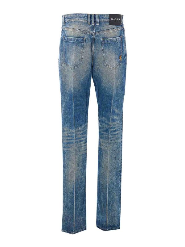 Balmain: straight leg jeans online - Jeans