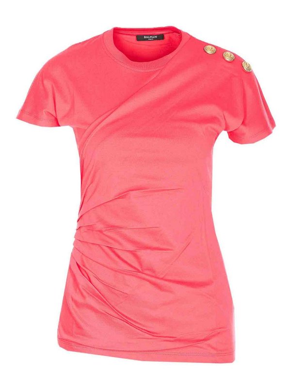 Balmain: Camisetas - Camiseta - Multicolor