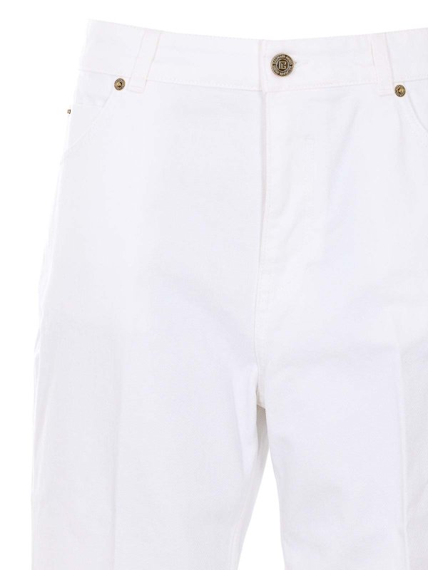 Vaqueros Rectos - Blanco shop online: Balmain