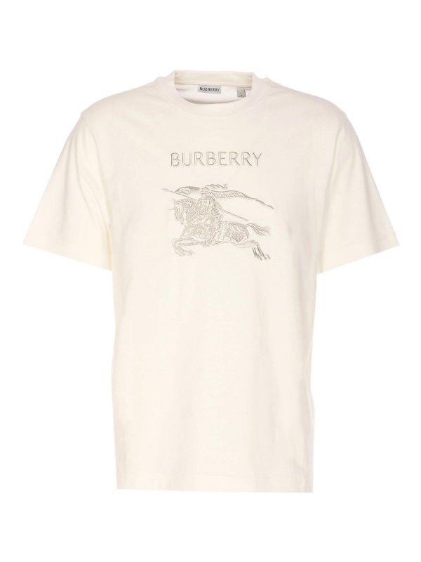 BURBERRY: t-shirt - T-shirt  bianca