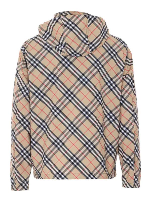 BURBERRY: casual jackets online - Beige Jacket With Frontal Zip Closure