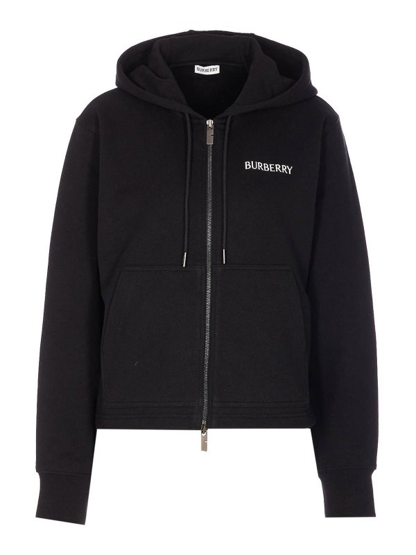 BURBERRY: Sudaderas y suéteres - Sudadera - Negro