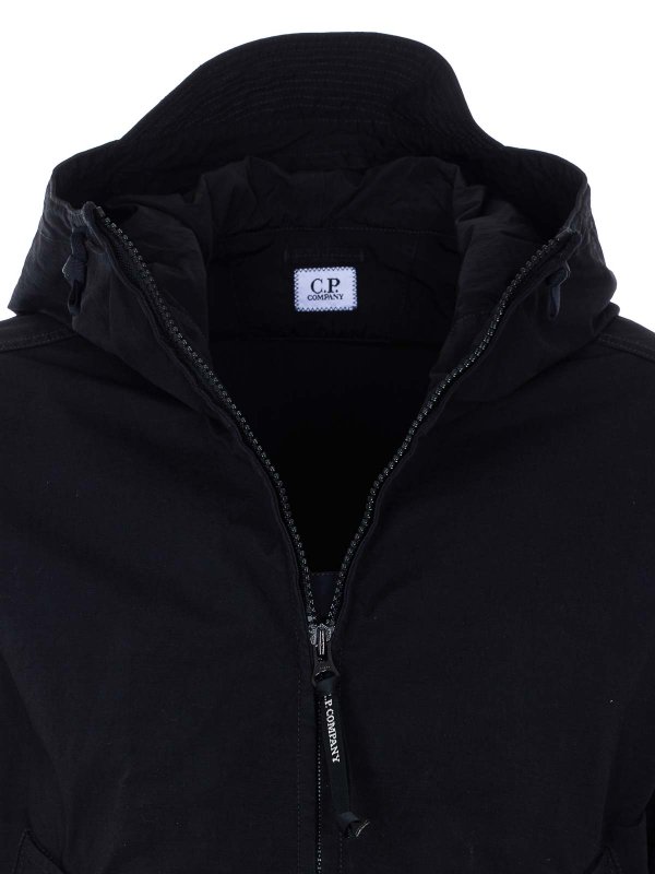 Black Jacket With Zip Closure Replica 
online: C.P. COMPANY