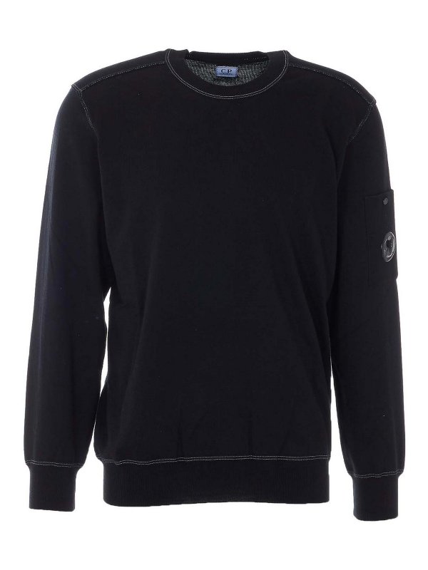 C.P. COMPANY: crew necks - Logo Sweater