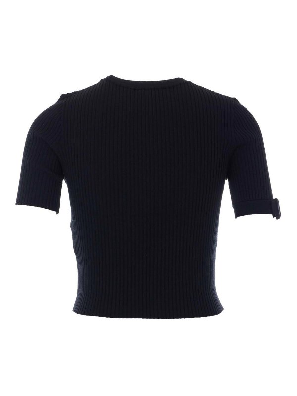 Courreges: Tops y camisetas sin mangas online - Top - Negro