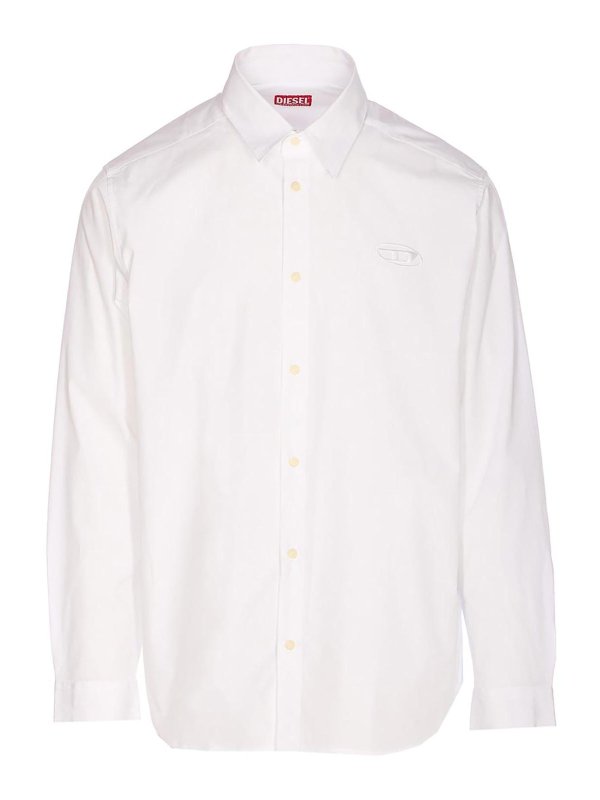 DIESEL: Hemden - Hemd - Weiß