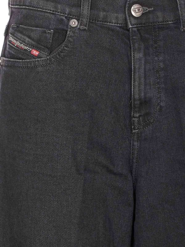 DIESEL buy online ストレートジーンズ - 黒