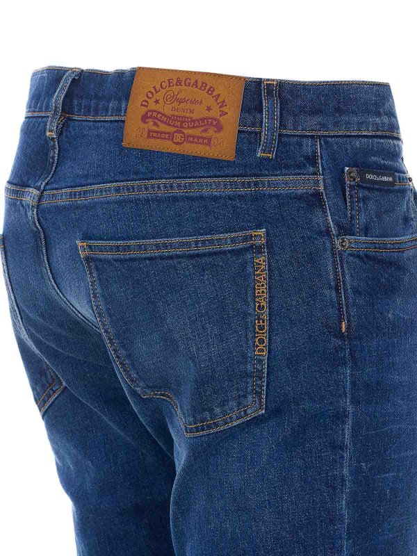 The Best Shops DOLCE & GABBANA: スキニージーンズ - スキニージーンズ - ブルー