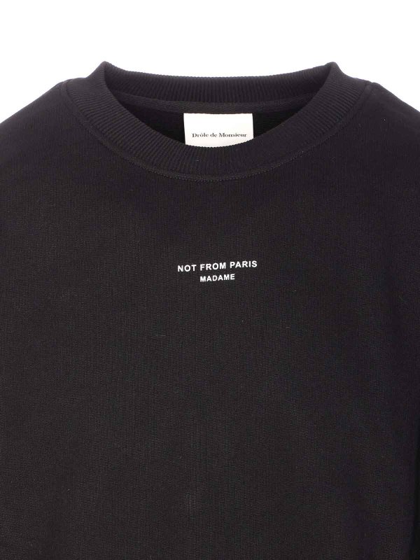 スウェットシャツ/セーター - 黒 Replica 
online: DRÔLE DE MONSIEUR