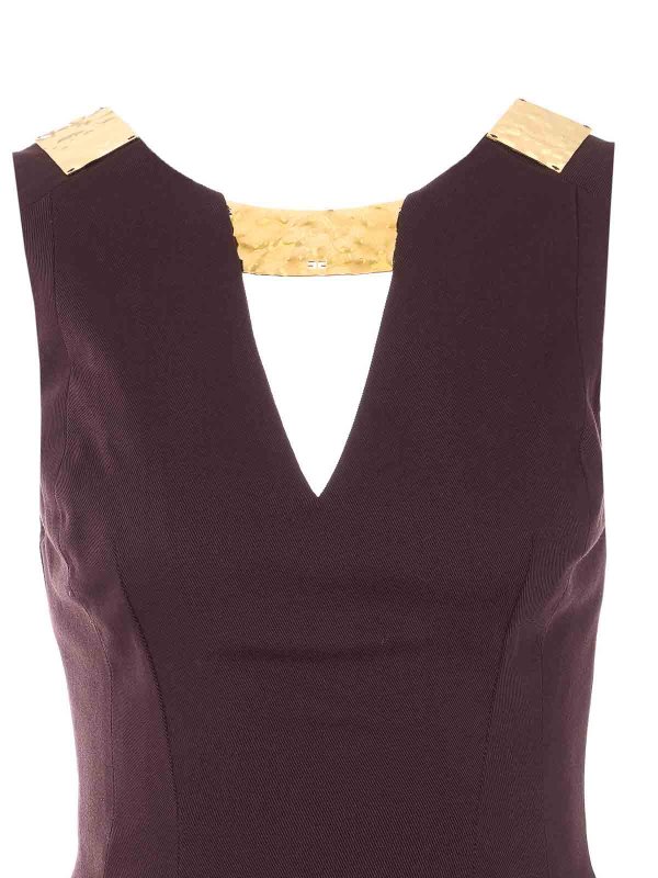 ショートドレス - 赤 shop online: ELISABETTA FRANCHI