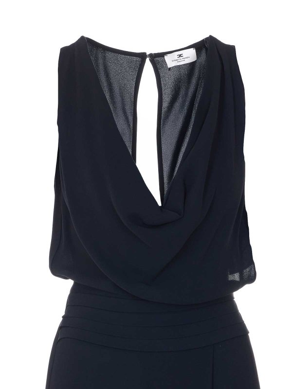 膝丈ドレス - 黒 Replica 
online: ELISABETTA FRANCHI