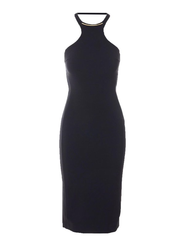 ELISABETTA FRANCHI: ニーレングスドレス - 膝丈ドレス - 黒