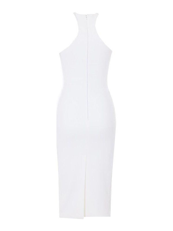 ELISABETTA FRANCHI: ニーレングスドレス online - 膝丈ドレス - 白