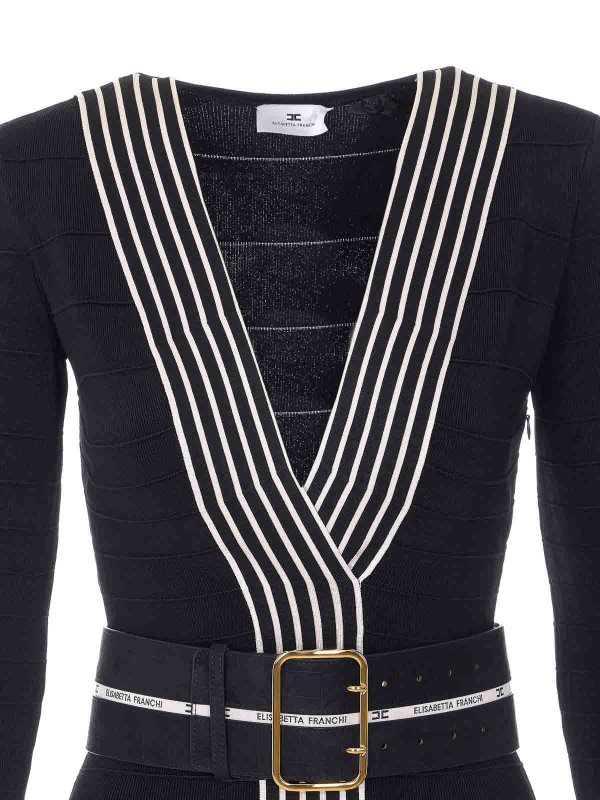 膝丈ドレス - 黒 Replica 
online: ELISABETTA FRANCHI