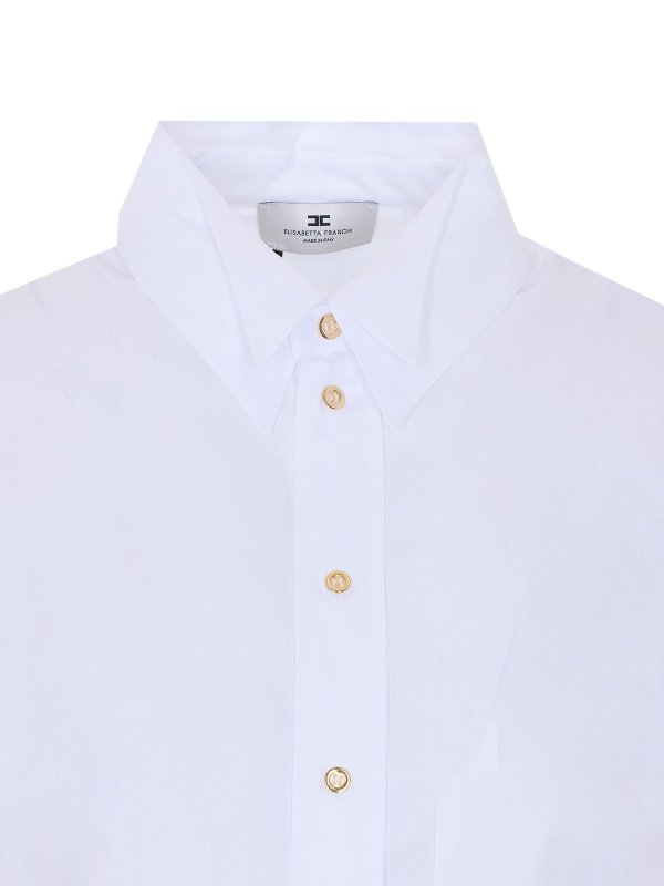 シャツ - 白 Replica 
online: ELISABETTA FRANCHI