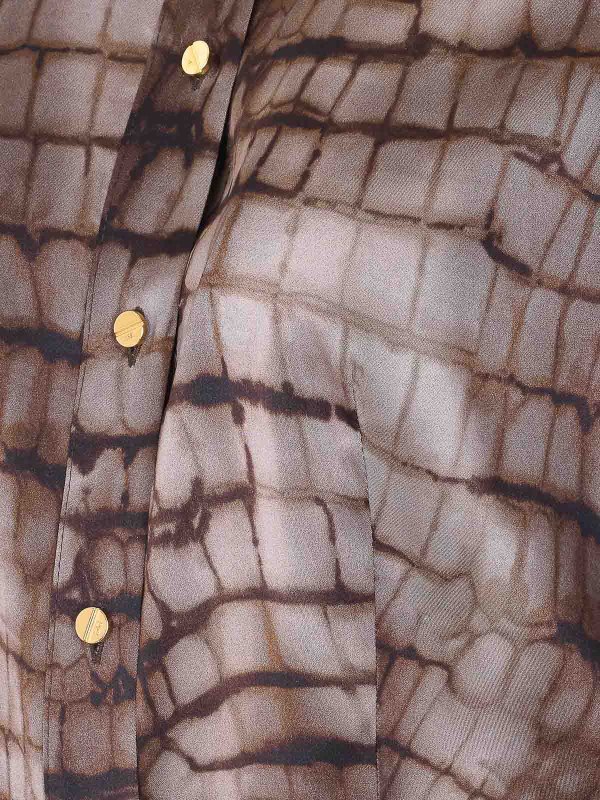 The Best Shops ELISABETTA FRANCHI: shirts - Python Print Shirt