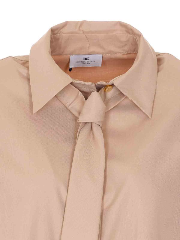 シャツ - ベージュ shop online: ELISABETTA FRANCHI