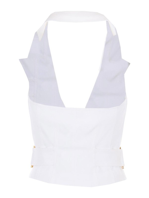 Chaleco - Blanco shop online: ELISABETTA FRANCHI