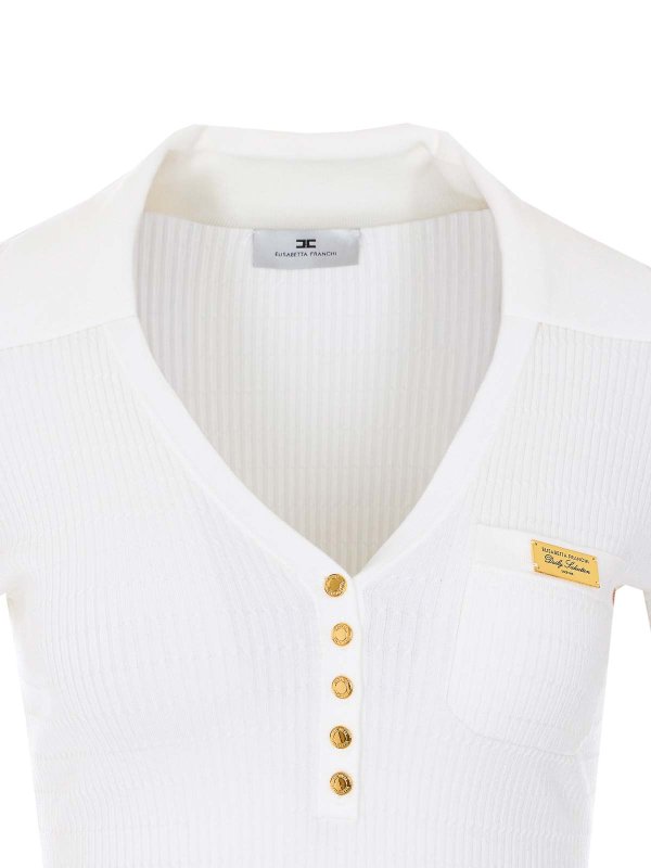 トップ/タンクトップ - 白 shop online: ELISABETTA FRANCHI