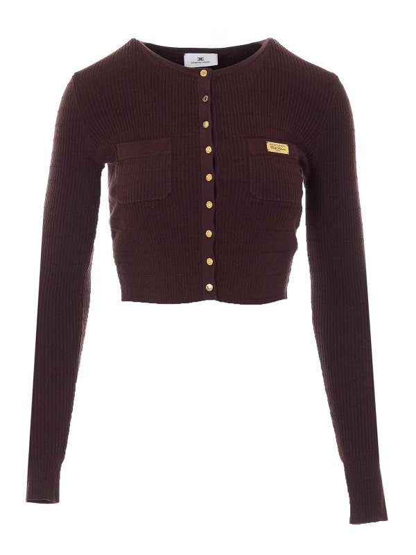 ELISABETTA FRANCHI: クルーネック - クルーネック - ブラウン