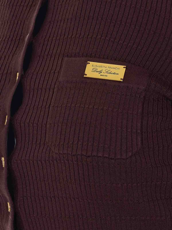 The Best Shops ELISABETTA FRANCHI: クルーネック - クルーネック - ブラウン