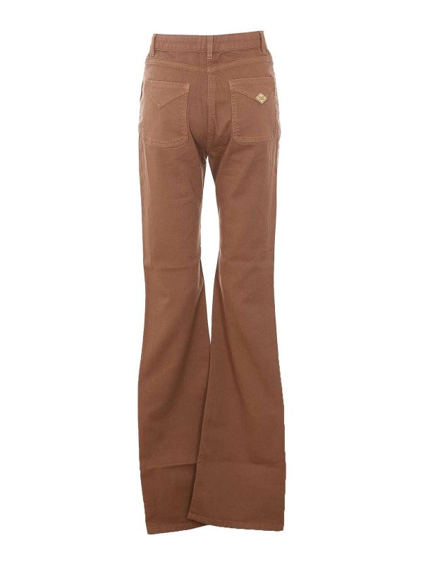 ELISABETTA FRANCHI: カジュアルトラウザー online - カジュアルパンツ - ブラウン