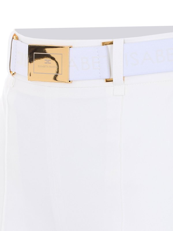 The Best Shops ELISABETTA FRANCHI: トラウザーショーツ - ショートパンツ - 白