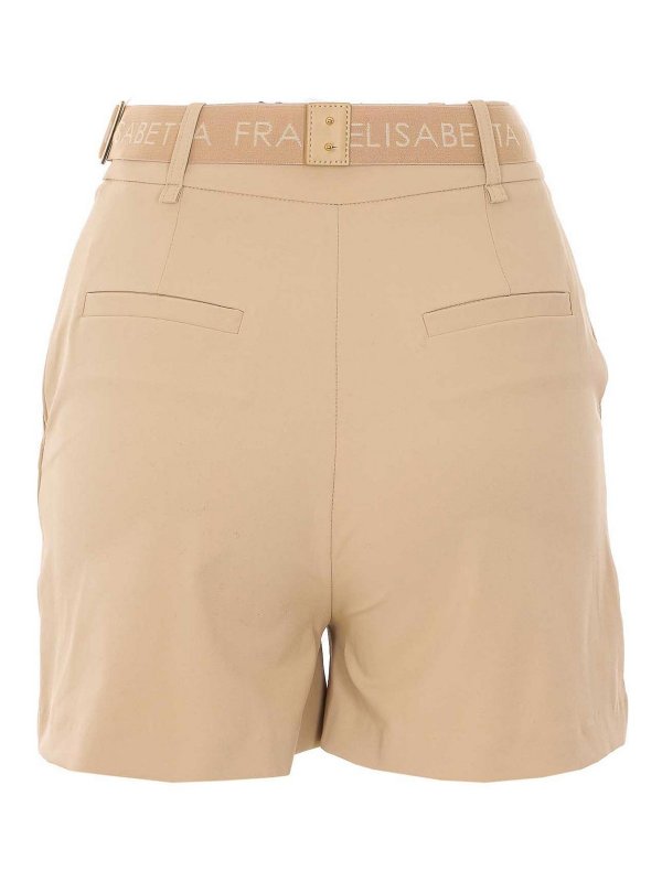 ELISABETTA FRANCHI: トラウザーショーツ online - ショートパンツ - ベージュ