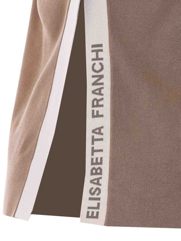 The Best Shops ELISABETTA FRANCHI: トップス＆タンクトップ - トップ/タンクトップ - ブラウン