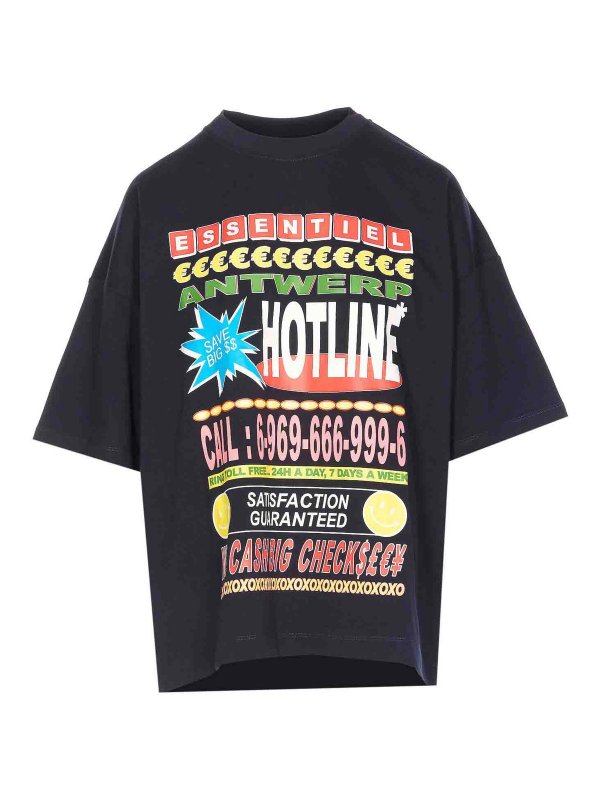 ESSENTIEL ANTWERP: Camisetas - Camiseta - Azul