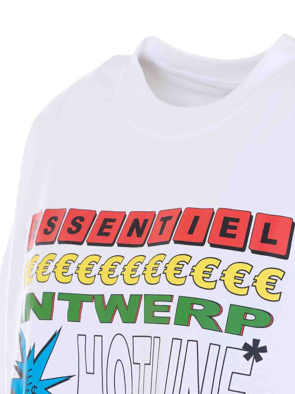 The Best Shops ESSENTIEL ANTWERP: Camisetas - Camiseta - Blanco