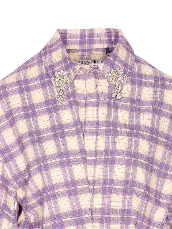 シャツ - 紫 shop online: ESSENTIEL ANTWERP