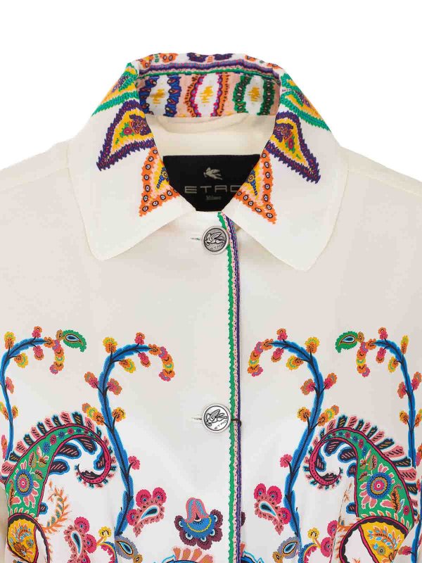 Multicolor Jacket With Logo Buttons Closure shop online: ETRO