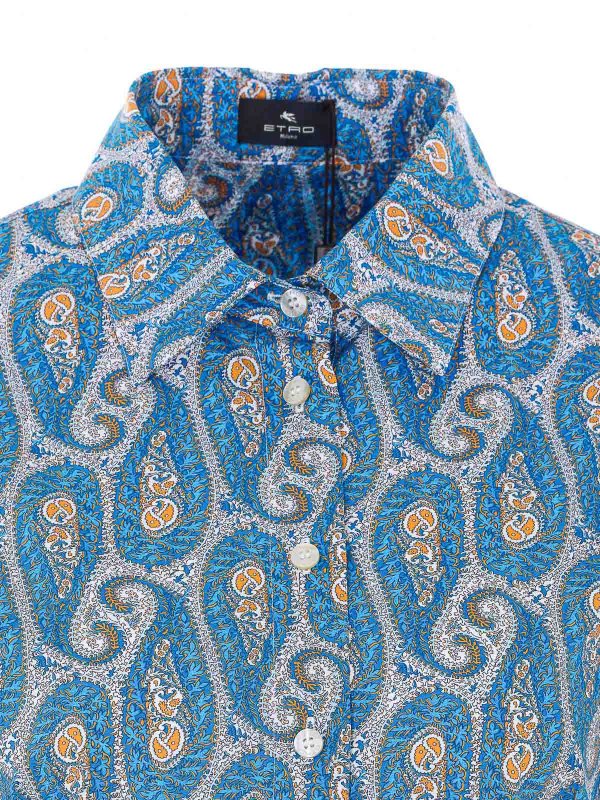 Hemd - Blau shop online: ETRO