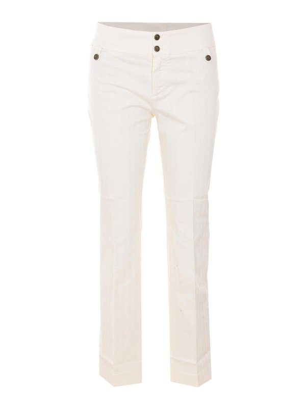 ETRO: casual trousers - White Pants
