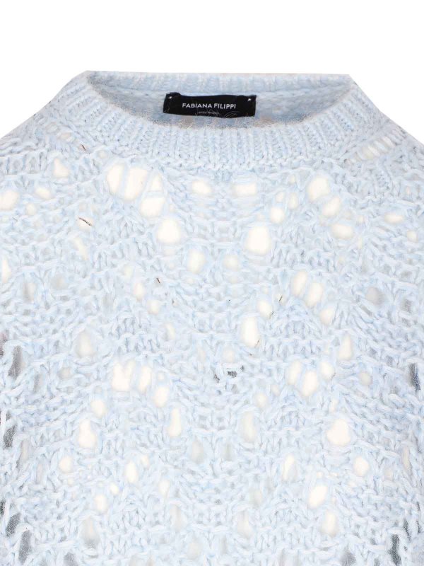 クルーネック - ブルー Replica 
online: FABIANA FILIPPI