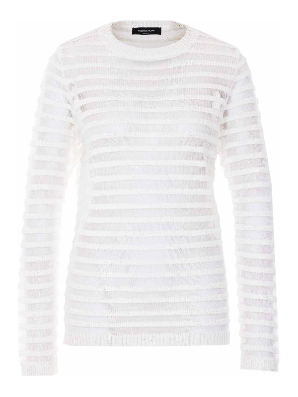 FABIANA FILIPPI: クルーネック - クルーネック - 白