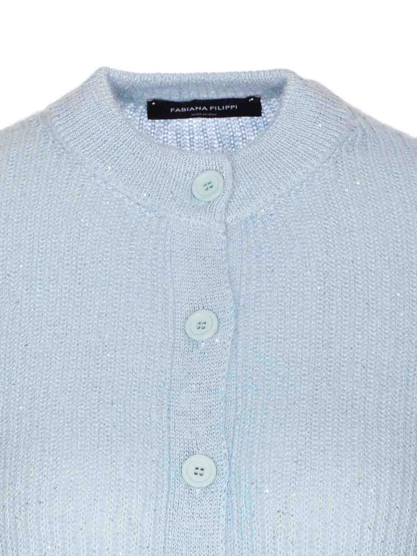 クルーネック - ブルー Replica 
online: FABIANA FILIPPI