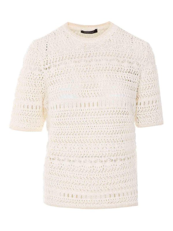 FABIANA FILIPPI: T-shirts - T-Shirt - Weiß